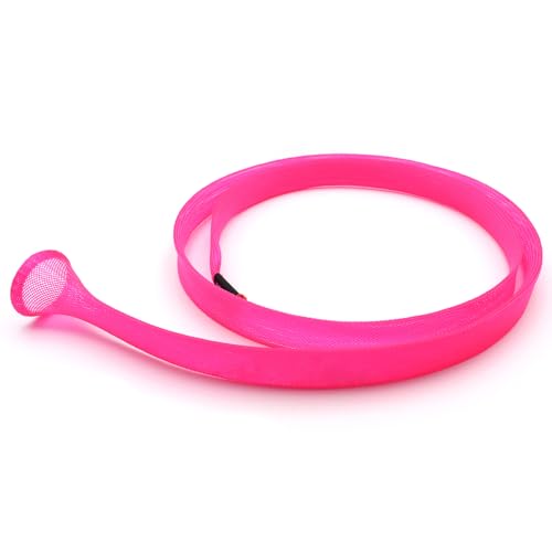 Mr. Z Pack of 4 Casting Fishing Rod Sleeves with 2 Rod Straps Fishing Rod Covers Pole Jacket Rod Socks - color: Pink