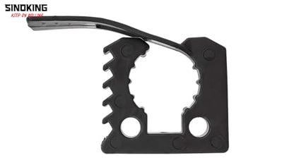 SINOKING Shovel Mount Rubber Clamp for Securing Equipment from 1-1/4" to 1-3/8" in diameter for Home, Garage, Boat, RV, ATV & Off-Road