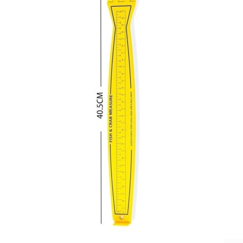 Fish Measuring Board, Foldable Fish Crab Measuring Ruler 32 Inch 80CM, Dual Sided Scale Metric Imperials, Portable Fishing Tool for Kayaks Tackle Box