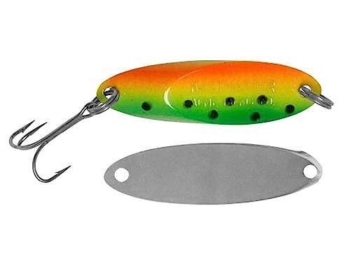 Acme Kastmaster Fishing Lure Hammered Gold 1 Oz - color: Fire Tiger, size: 1/2 oz.