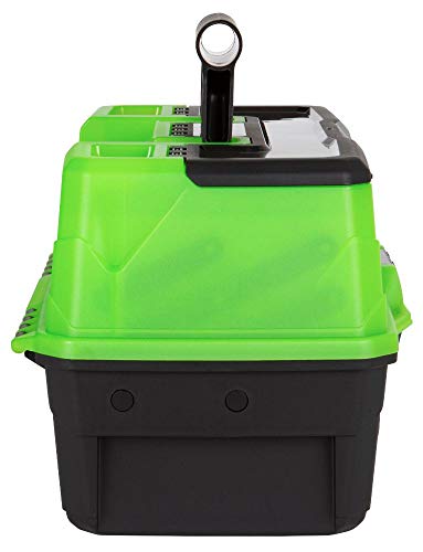 Flambeau Outdoors 6383FG 3-Tray Classic Tray Tackle Box, Portable Tackle Organizer, Frost Green/Black - color: Frost Green/Black