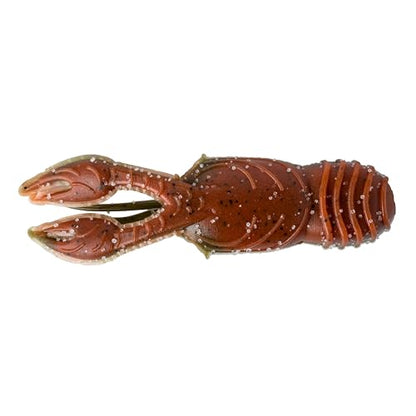 Great Lakes Finesse Juvy Craw - color: Green Pumpkin Orange