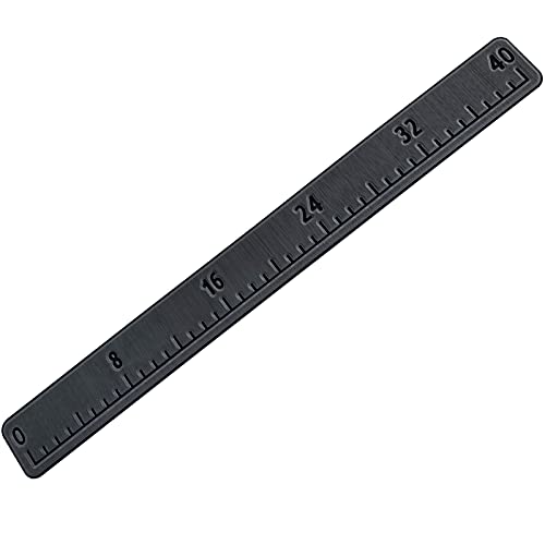 Foam Fish Ruler with Adhesive Backing, EVA Fish Ruler for Boat Accessories Marine Fishing Measuring Tool, Fish Measuring Tape for Kayak, Fishing Boat, Cooler Ruler (40" Fish Ruler) - color: A-Dark Grey