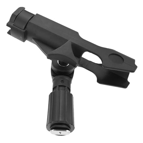 Kayak Fishing Rod Holder with Track Mount Universal T-Shaped Screw, 360° Adjustable 7726N Boat Fishing Pole Holder Mounted on Rail for Kayak, Canoe, Fishing Boat