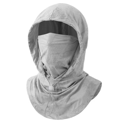 Cooling Breathable Balaclava Mask Sun UV Protection Sun Face Shield for Men Women Fishing Cycling Motorcycle Skiing Hiking - color: Light Gray