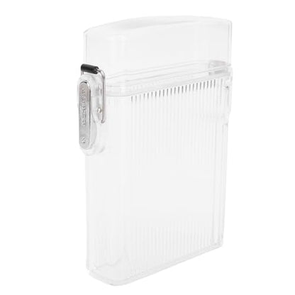 SUNGOOYUE Clear Hard Plastic ID Card Holder with Whistle Strap for Cash, Credit Cards - Versatile Storage Solution for Boating, Fishing and Diving (Transparent White) - color: Transparent White