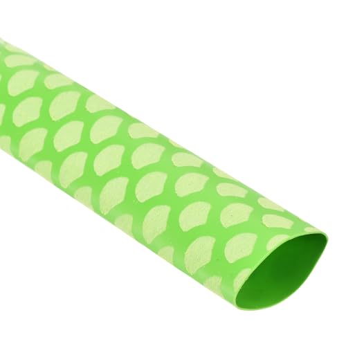 DMiotech Heat Shrink Sleeve Wrap Tubing x Tube Tubing for Fishing Rod Grips and Other Grips, Non Slip - Insulation - Waterproof 40'' Lengths, Dia 20mm Green Scales - color: Green Scales, size: Dia 20mm