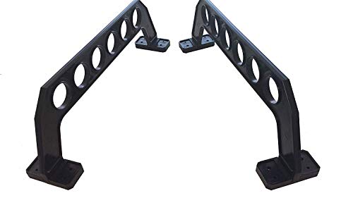 Cobra Storage Garage Door Storage Rack - 21" Black ABS Plastic Fishing Rod Holder - Ultimate Garage Organization for Fishing Gear and Equipment, Saltwater Fishing Gear (1 Pack) - size: 21 inch