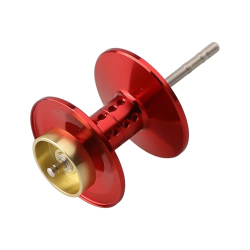 Baitcasting Reel Spool Replacement, Metal Line Cup Assembly, Fishing Reel Part for Tatula CS Salamandura 150, Black Gold Red Purple - color: gold