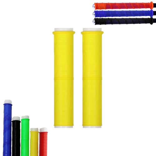 Cold Shrink Handle Wrap, 4.7/6.7/9.4in Cold Shrink Handle Cover Tube,Insulation Non-Slip Waterproof to Fishing Rods, Rackets and Hand Tools - color: Yellow, size: 24cm/9.45in