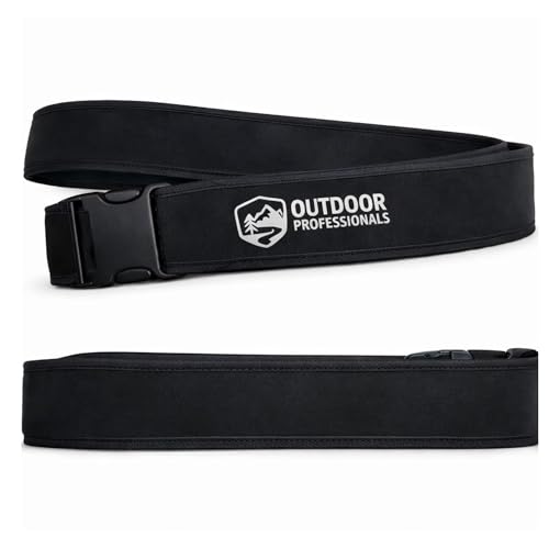 O’Pros Premium 2” Neoprene Adjustable (24” to 48”) Wading Belt – Fishing Wader Belt - color: Black
