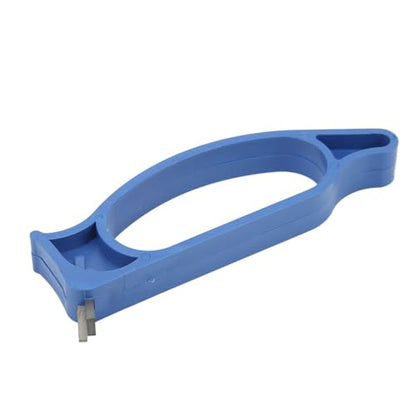 2PCS ABS Ice Auger Sharpener – Portable Diamond Blades Sharpener for Winter Fishing, Non-Slip Grip Fishing Tackle Tool