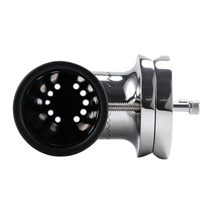 NovelBee 4pcs Boat Fishing Rod Holder Stainless Clamp on Fishing Rod Pole Holder for Rails 1-1/4" to 2"