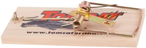 Tomcat Wooden Rat Traps - Disposable Non-Chemical Rat Trap for Homes, Garages and Basements, Single Pack - size: 1-Pack, style: Rat Trap