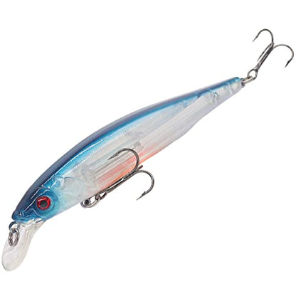 XFISHMAN Jerkbait Kit - Minnow Lure - Suspending - Bass, Smallmouth Bass, Walleye, Largemouth Bass - 1 Piece - color: Gp-Pro-Blue, size: 85mm（3-1/3"in）