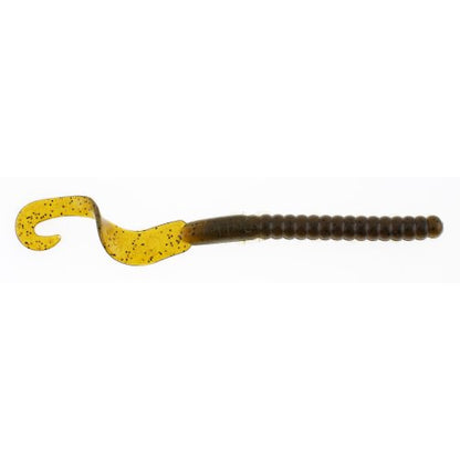 Berkley PowerBait Power Worms Fishing Soft Bait - color: Green Pumpkin, size: 10" (8 Count)