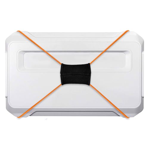 Thickened Fishing Finder Cover Straps, Adjustable Fish Finder Bungee for Securing Graph Cover for Travel - color: Orange