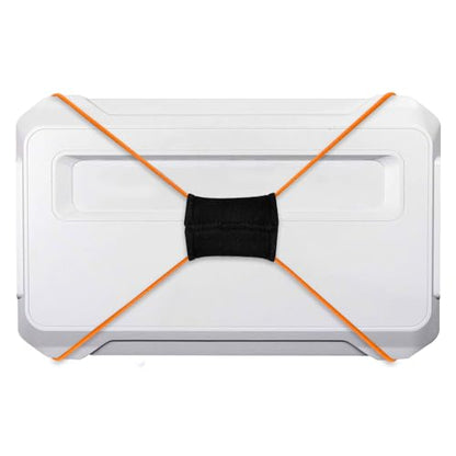 Thickened Fishing Finder Cover Straps, Adjustable Fish Finder Bungee for Securing Graph Cover for Travel - color: Orange