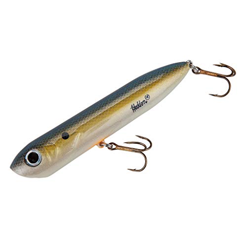 Heddon Chug'N Spook Popper Topwater Fishing Lure for Saltwater and Freshwater - color: G-Finish Foxy Shad, size: Chug'N Spook (1 oz)