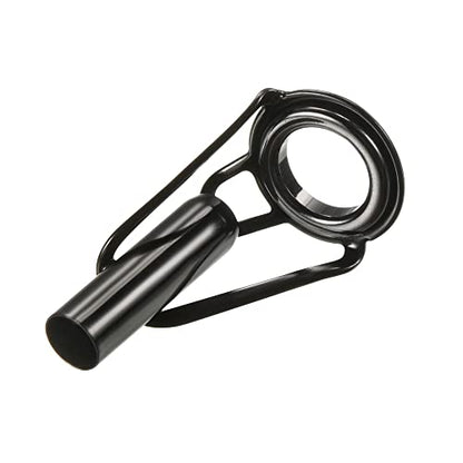 PATIKIL Tube Dia Fishing Rod Tips Repair Kit, Stainless Steel Black Guide Ring for Fishing - size: 4.2mm