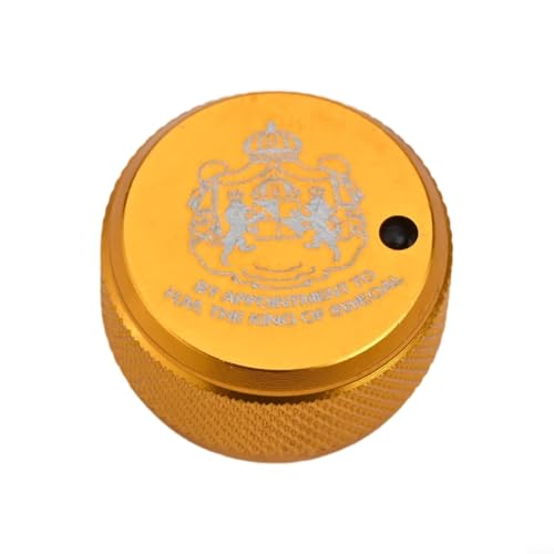 Spool Tension Mechanical Brake Knob for ABU-3/3.5/4/P5 Series, Spool Mechanical Aluminum Alloy Brake Knob with internal sound baitcast reel, Fish Reel Fishing Supplies(gold) - color: gold