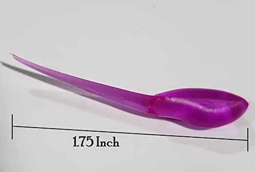 Small Fry 40 Pack (1.75 Inch) Crappie, Panfish, Bass and More - color: Purple