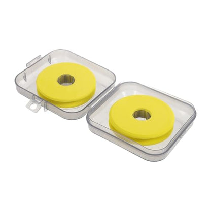 Happyyami Fishing Line Storage Box with Spools Fishing Leader Storage Organizer with Foam Core for Anglers and Tackle Management