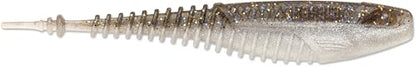 CrushCity Freeloader Soft Plastic Swimbait Minnow, Natural Swimming Action for Jig Heads & Multi-Species Bass Fishing - size: 5.25"