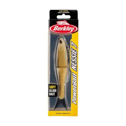 Berkley PowerBait Nessie Fishing Soft Bait - color: Golden Shiner, size: 7in - 1 oz