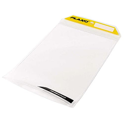 Plano StowAll Series 3600 Waterproof Storage Bag, 7.25”L x 11”H, Transparent, TPU Plastic Bags for Soft Baits & Fishing Tools, Water-Resistant Storage Bags - style: 3600 Waterproof