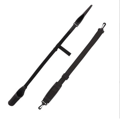 Rod Securing Band Fishing Rod Binding Strap Carrying Belt with Shock Cap and Comfortable Shoulder Harness Fishing Carriers