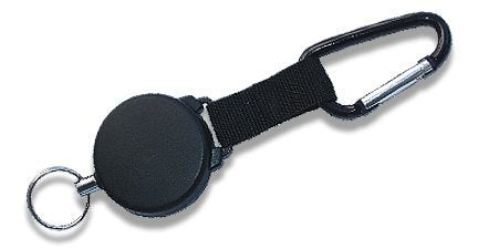 Heavy-Duty Retractable Key Chain Reel 48 Stainless Cable - Great for ID Swipe Cards Model: Office Supply Product Store