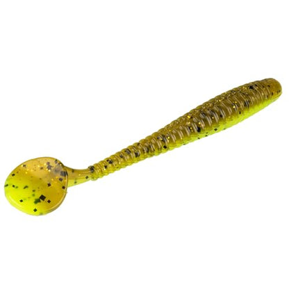 Strike King Rage Slim Swimmer Fishing Lure, Soft Plastic Swimbait, 4-Inches, 8-Pack - color: Guacamole