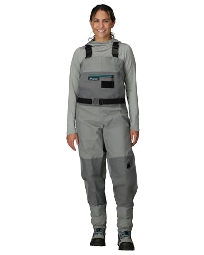 FROGG TOGGS Women's Hellbender PRO Waterproof Fishing Stockingfoot Chest Wader for Fishing - size: Medium
