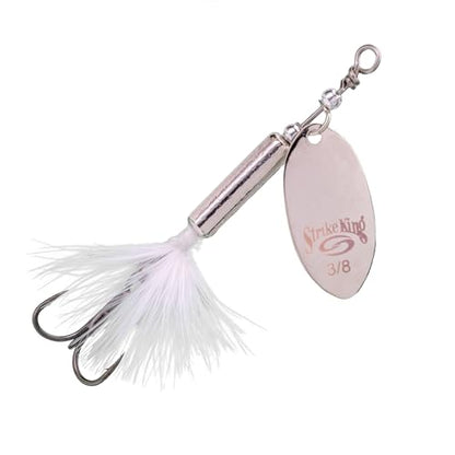 Strike King Bitsy Spinner Wire Bait - color: 475 - Carolina Chrome, size: 3/8 oz