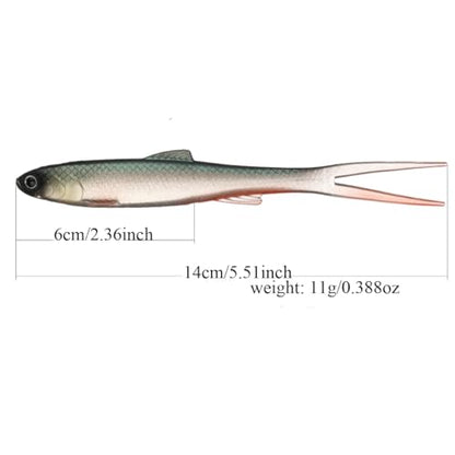 4pcs 5.5in Paddle Tail Swimbaits, Soft Fishing Baits, Soft Plastic Fishing Lures, Saltwater Freshwater Bass Trout Crappie Pike Perch Salmon Lures Kit
