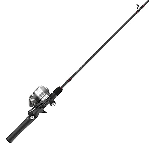 Zebco Delta Spincast Reel and Fishing Rod Combo, Instant Anti-Reverse Clutch, Changeable Right- or Left-Hand Retrieve, Pre-Spooled with Zebco Fishing Line - style: 5'6" Rod, Size 20 Reel