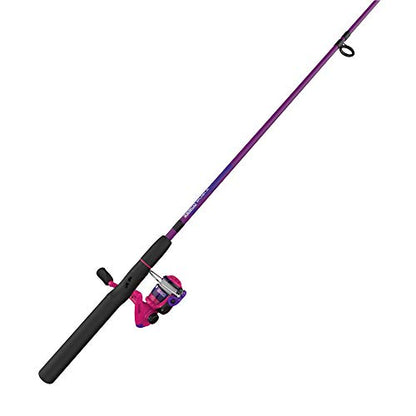 Zebco Splash Junior Spinning Reel and Fishing Rod Combo, 4-Foot 2-Piece Fishing Pole, Changeable Right- or Left-Hand Retrieve, Pre-Spooled with 6-Pound Zebco Line