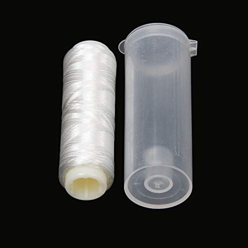 AnglerDream Bait Elastic Thread Sea Fishing Tying Material 0.2mm 656FT Per Spool Stretchy Invisible Sea Fishing Line Keeping Bait On Hook - size: 656FT / spool(10pcs)