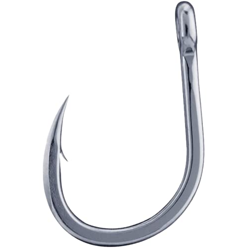BKK PUKA Livebait HD Hook | 5X | Saltwater Ultra-Antirust Coating | Hand Ground Point | Forged Shank - size: 1/0#