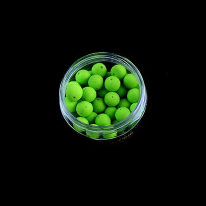 Minhe 30pcs Carp Fishing Floating Boilies EVA Foam Balls Artificial Bait for Hair Rig for chod Rig Bottom Fishing Tackle Apple Flavor 10mm