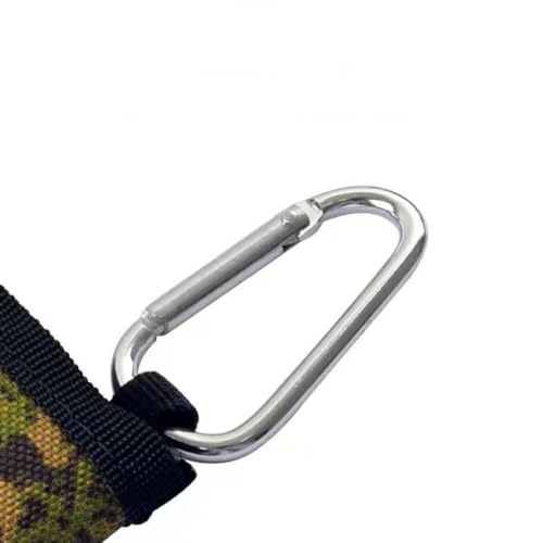 Fishing Bait Storage Bag with PVC Inner Bags Fishing Lure Baits Tackle Binder Organizer for Lures and Accessories - style: Camouflage blue