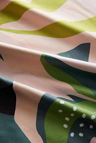 Nomadix Ultralight Towel - Quick Dry & Super Lightweight - Perfect As A Pack Towel to Save On Space - Made with Recycled Materials - Monstera Green Pink - 30x54 - color: Monstera Green Pink