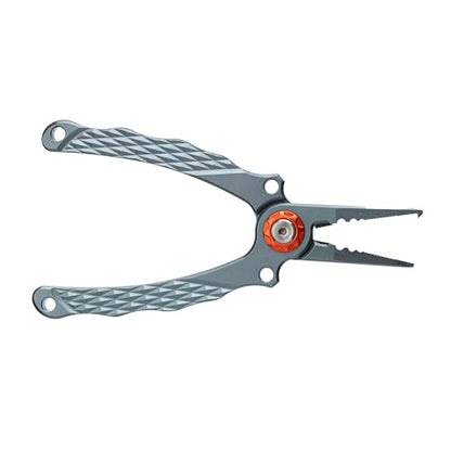 Core Series Fisherman’s Pliers – Professional Aluminum Fishing Pliers with Stainless Steel Line Cutters, Diamond-Textured Grip & Split Ring Tool for Saltwater or Freshwater