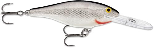 Rapala Shad Rap 6 Fishing Lure - color: Silver, size: 2-1/2"