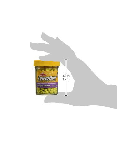 Berkley PowerBait Crappie Nibbles Dough Fishing Bait - color: Glow Yellow