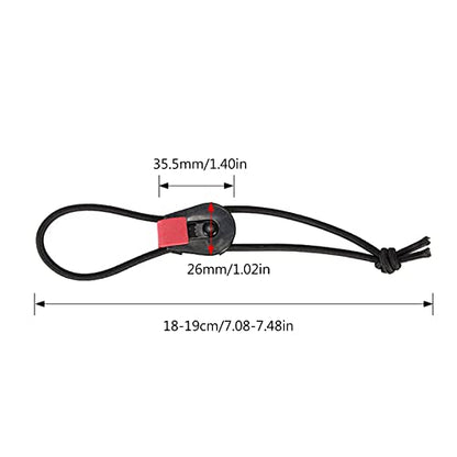 5pieces Adjustable Fishing Quick Rod Ties Leash for Holders Organizers Elastic Bunngee Cord Straps Reusable Quick Rod Ties Fishing Rod Bungee Ties Strap Fishing Rod Tie Straps