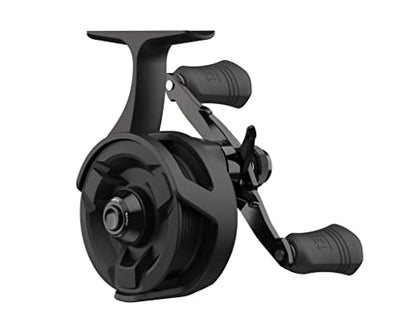 13 Fishing - Descent - Inline Ice Fishing Reel - 2.7:1 Gear Ratio - Left Hand Retrieve (Gen 2) - D2-2.7-LH, Black