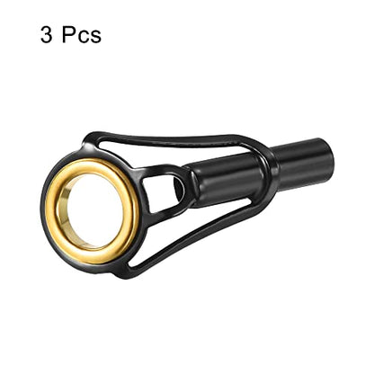 PATIKIL Fishing Rod Tips Repair Kit Stainless Steel Ring Guide for Saltwater Freshwater Fishing - size: 4mm