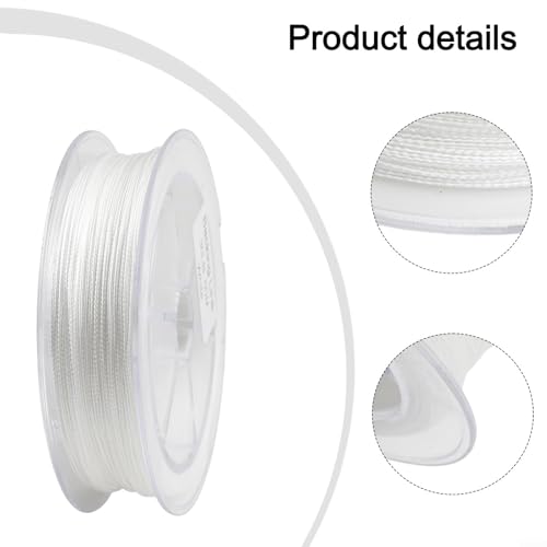 8-Strand for Braided Fly Line Backing 50M, Dacron Polyester Fishing Leader with Loop, Low Friction for Trout Bass Freshwater, 20/30lb Test Strength - size: B